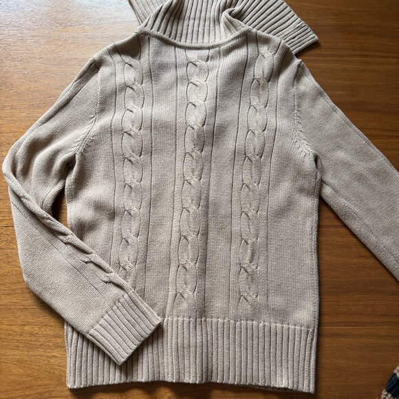 Lauren Ralph Lauren Button up funnel neck cardigan with pockets - Picture 5 of 5